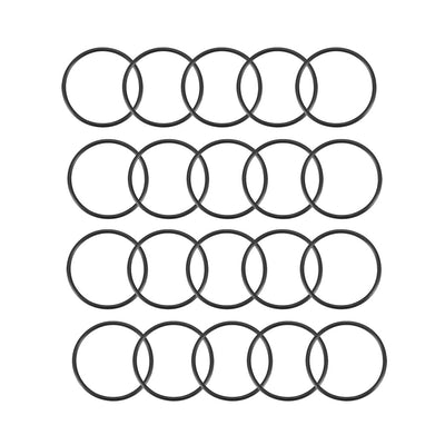 Harfington Nitrile Rubber O-Rings, Metric Nitrile Rubber Sealing Gasket, Pack of 20