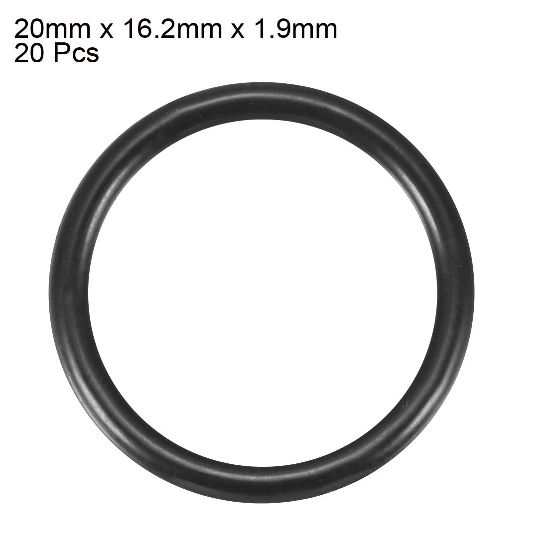 Harfington Nitrile Rubber O-Rings, Metric Nitrile Rubber Sealing Gasket, Pack of 20