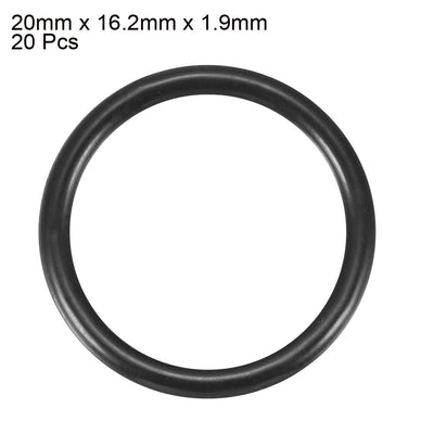 Harfington Nitrile Rubber O-Rings, Metric Nitrile Rubber Sealing Gasket, Pack of 20
