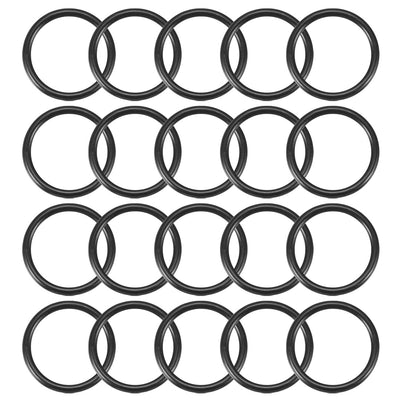 Harfington Nitrile Rubber O-Rings, Metric Nitrile Rubber Sealing Gasket, Pack of 20
