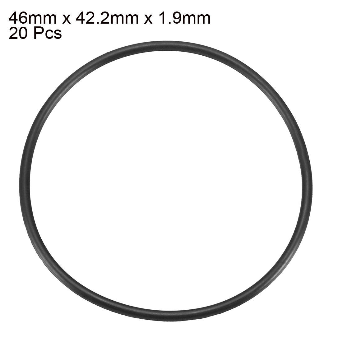 Harfington Nitrile Rubber O-Rings, Metric Nitrile Rubber Sealing Gasket, Pack of 20
