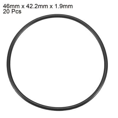 Harfington Nitrile Rubber O-Rings, Metric Nitrile Rubber Sealing Gasket, Pack of 20