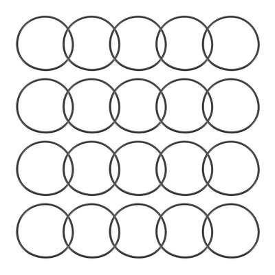 Harfington Nitrile Rubber O-Rings, Metric Nitrile Rubber Sealing Gasket, Pack of 20