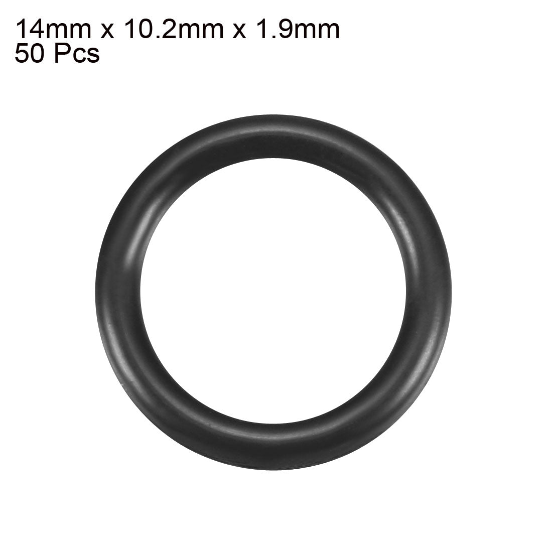 Harfington Nitrile Rubber O-Rings, Metric Nitrile Rubber Sealing Gasket, Pack of 50