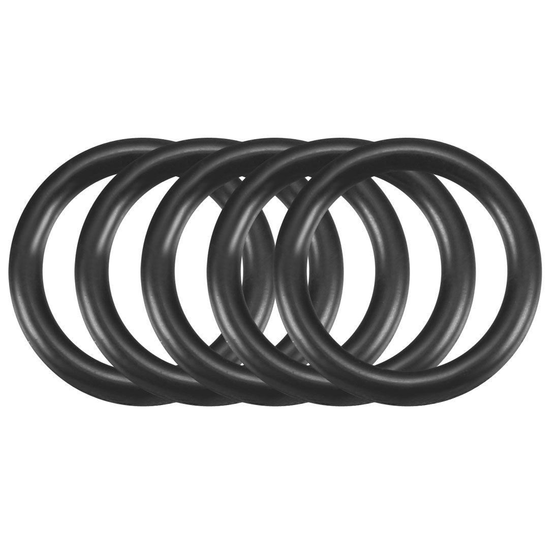 Harfington Nitrile Rubber O-Rings, Metric Nitrile Rubber Sealing Gasket, Pack of 50