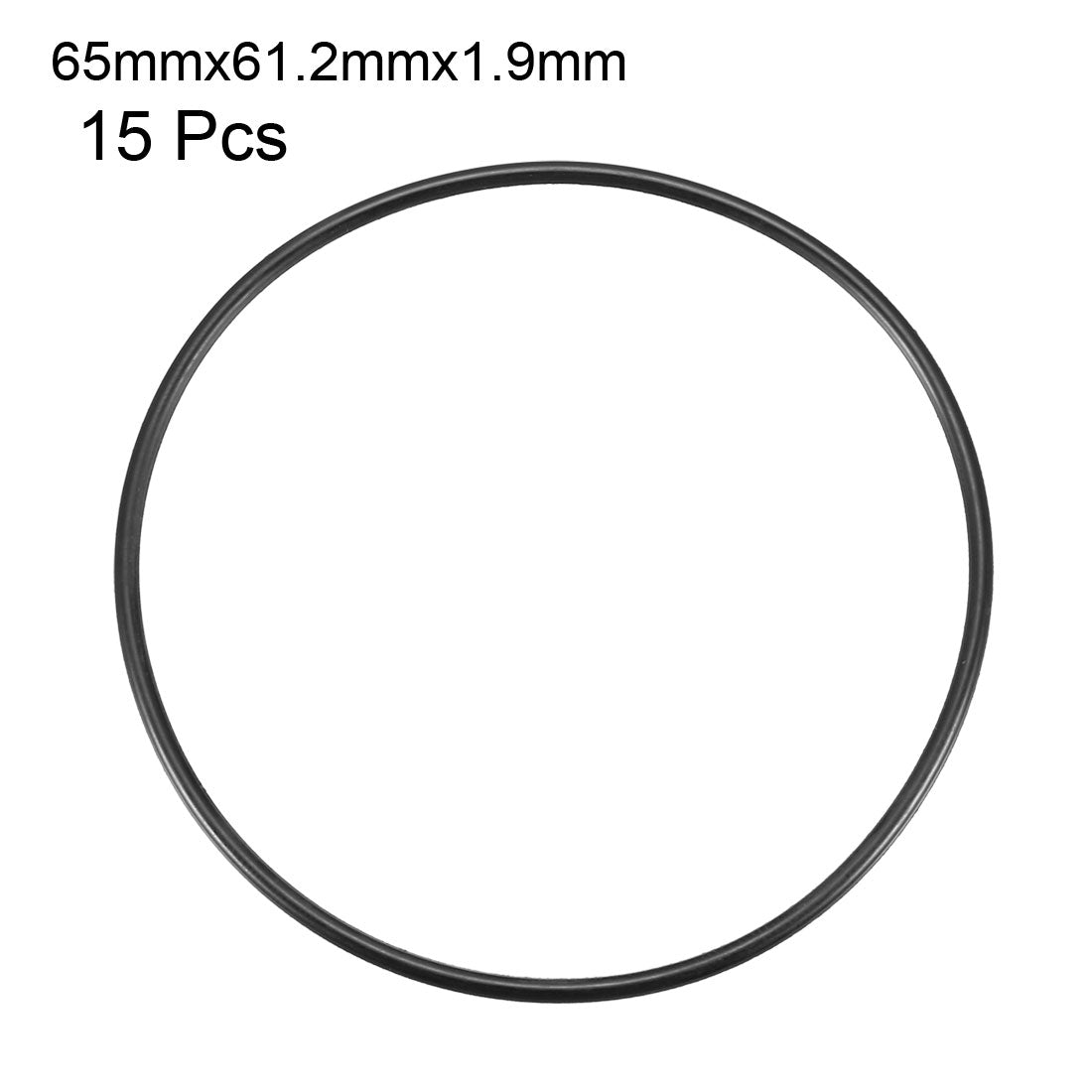 Harfington Nitrile Rubber O-Rings, Metric Nitrile Rubber Sealing Gasket, Pack of 15
