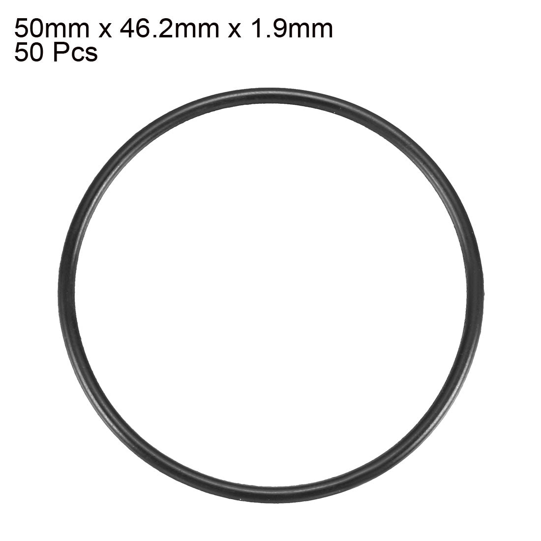 Harfington Nitrile Rubber O-Rings, Metric Nitrile Rubber Sealing Gasket, Pack of 50