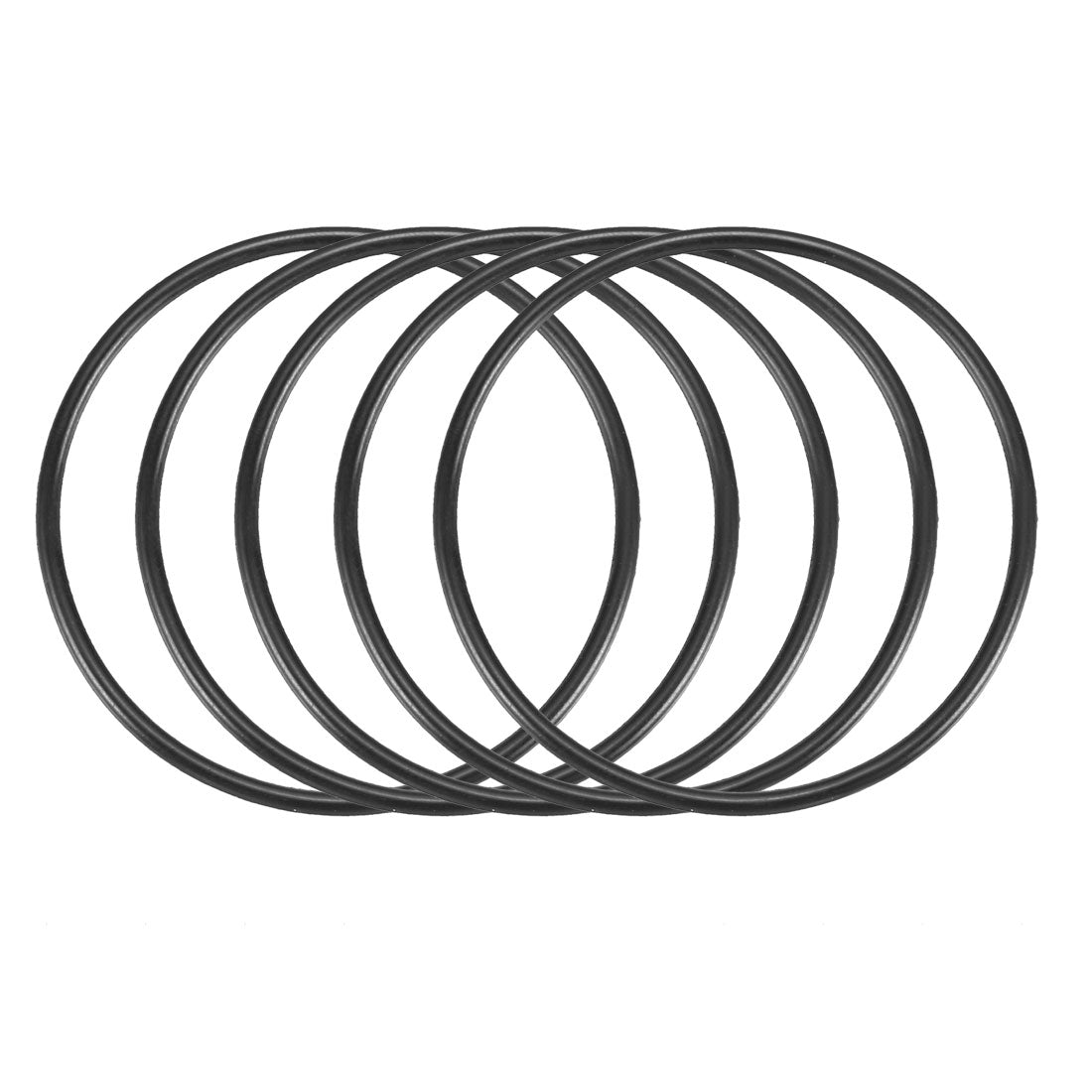 Harfington Nitrile Rubber O-Rings, Metric Nitrile Rubber Sealing Gasket, Pack of 50