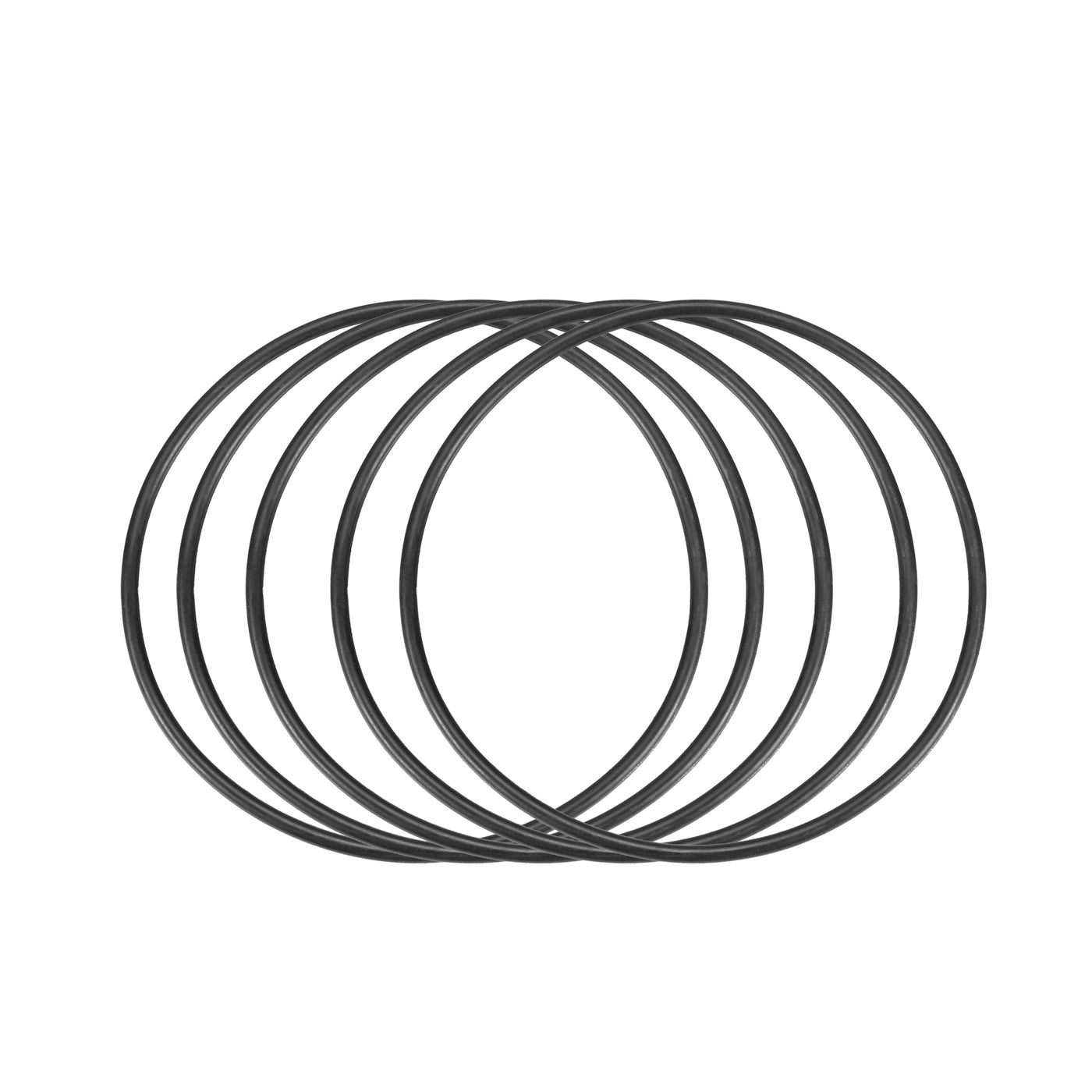 Harfington Nitrile Rubber O-Rings, Metric Nitrile Rubber Sealing Gasket 5Pcs