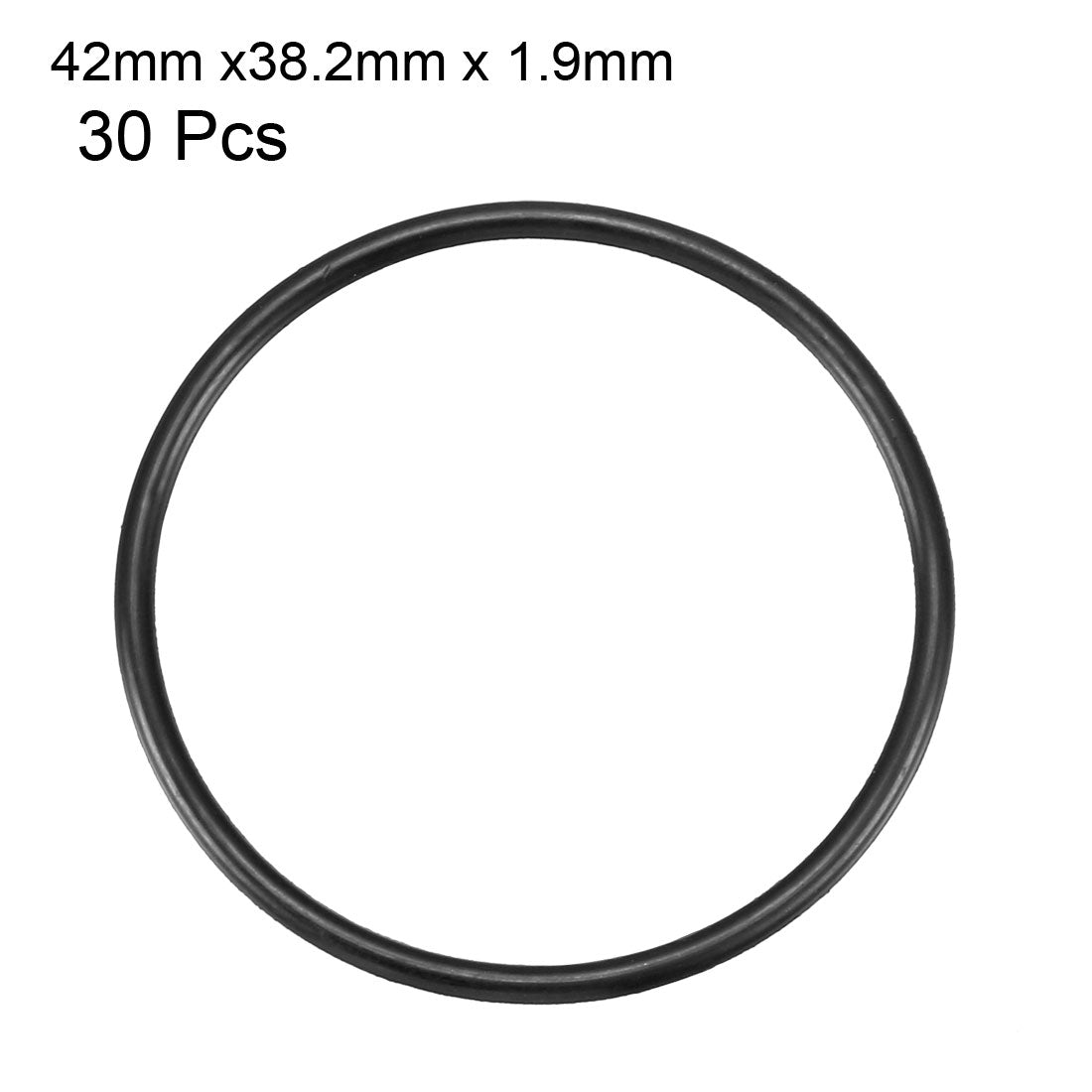 Harfington Nitrile Rubber O-Rings, Metric Nitrile Rubber Sealing Gasket Black Pack of 30