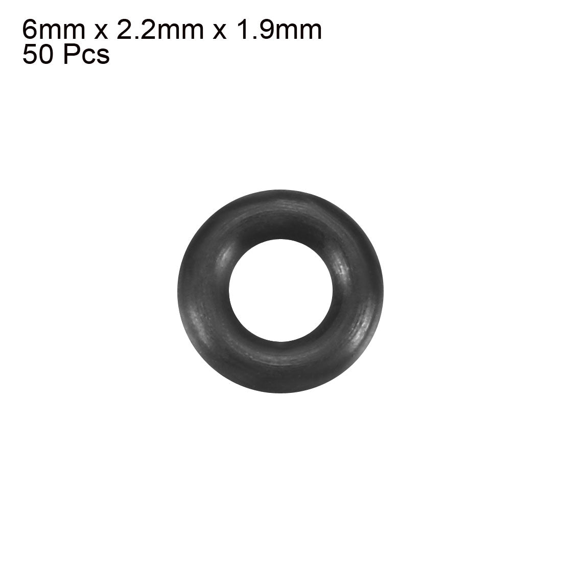 Harfington Nitrile Rubber O-Rings, Metric Nitrile Rubber Sealing Gasket, Pack of 50