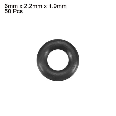 Harfington Nitrile Rubber O-Rings, Metric Nitrile Rubber Sealing Gasket, Pack of 50