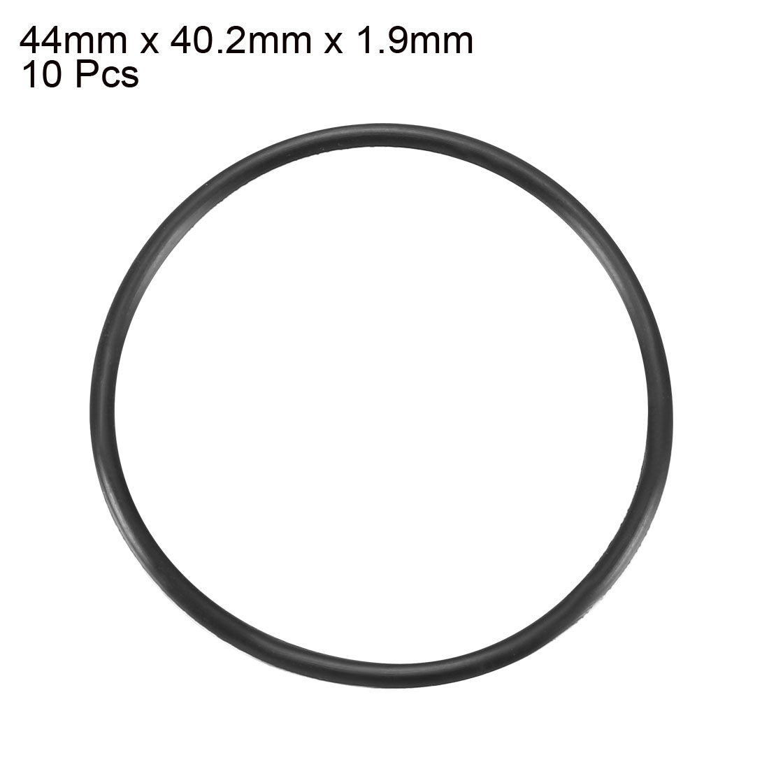 Harfington Nitrile Rubber O-Rings, Metric Nitrile Rubber Sealing Gasket Black Pack of 10