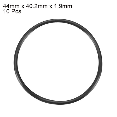 Harfington Nitrile Rubber O-Rings, Metric Nitrile Rubber Sealing Gasket Black Pack of 10