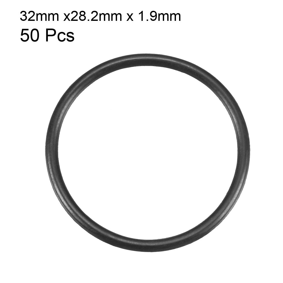 Harfington Nitrile Rubber O-Rings, Metric Nitrile Rubber Sealing Gasket, Pack of 50