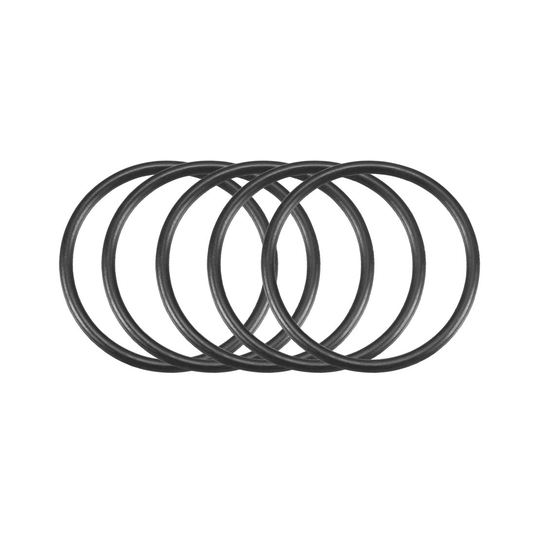 Harfington Nitrile Rubber O-Rings, Metric Nitrile Rubber Sealing Gasket, Pack of 50