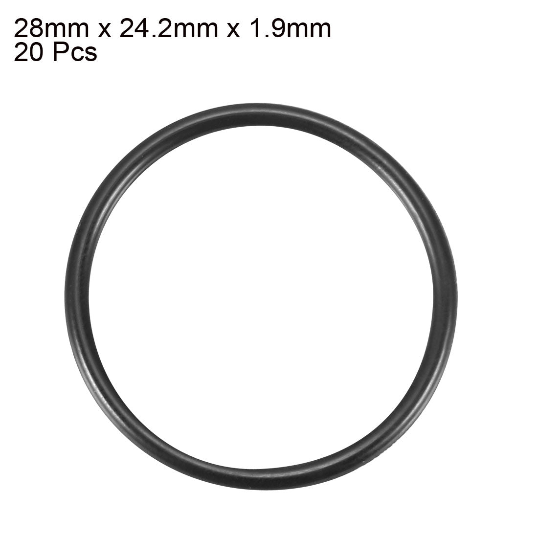 Harfington Nitrile Rubber O-Rings, Metric Nitrile Rubber Sealing Gasket, Pack of 20