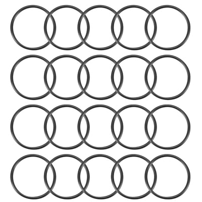 Harfington Nitrile Rubber O-Rings, Metric Nitrile Rubber Sealing Gasket, Pack of 20