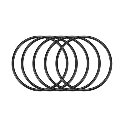 Harfington Nitrile Rubber O-Rings, Metric Nitrile Rubber Sealing Gasket Black Pack of 30