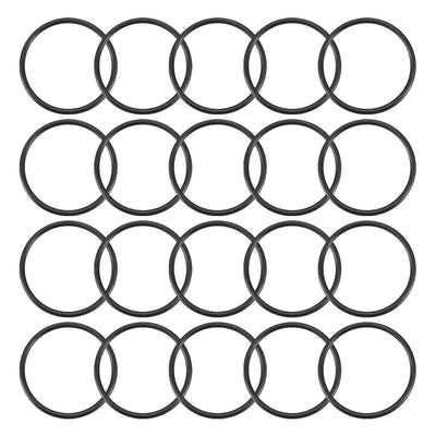 Harfington Nitrile Rubber O-Rings, Metric Nitrile Rubber Sealing Gasket, Pack of 20