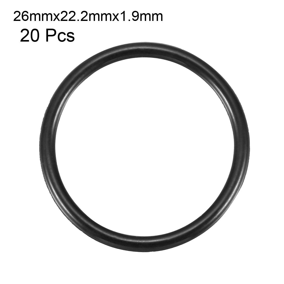 Harfington Nitrile Rubber O-Rings, Metric Nitrile Rubber Sealing Gasket, Pack of 20