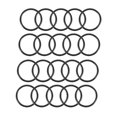 Harfington Nitrile Rubber O-Rings, Metric Nitrile Rubber Sealing Gasket, Pack of 20