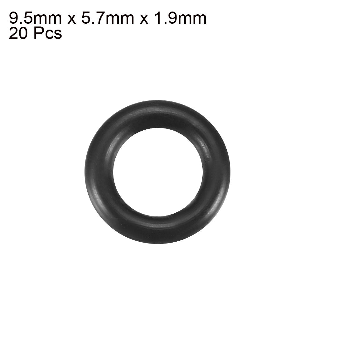 Harfington Nitrile Rubber O-Rings, Metric Nitrile Rubber Sealing Gasket, Pack of 20