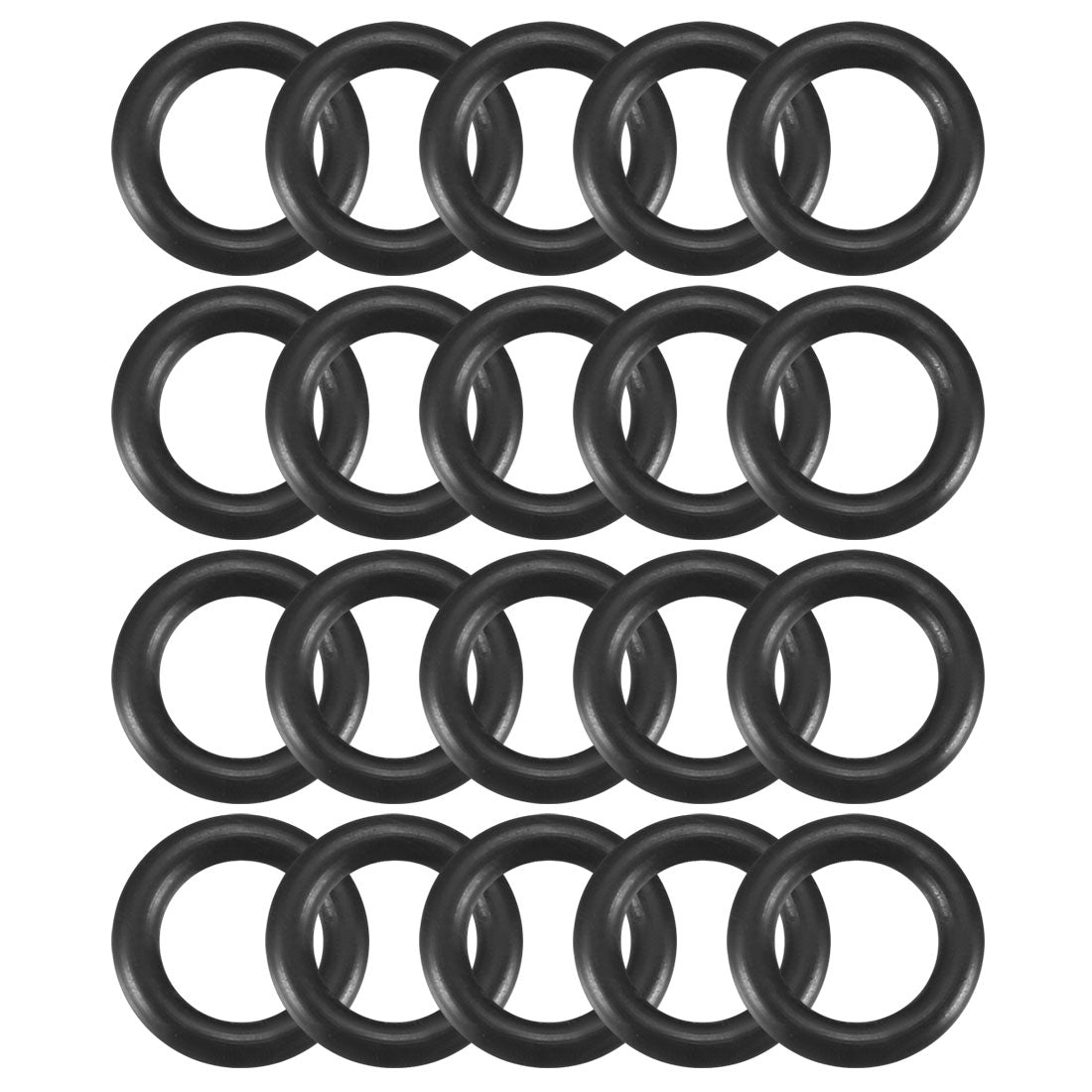 Harfington Nitrile Rubber O-Rings, Metric Nitrile Rubber Sealing Gasket, Pack of 20