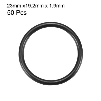 Harfington Nitrile Rubber O-Rings, Metric Nitrile Rubber Sealing Gasket, Pack of 50