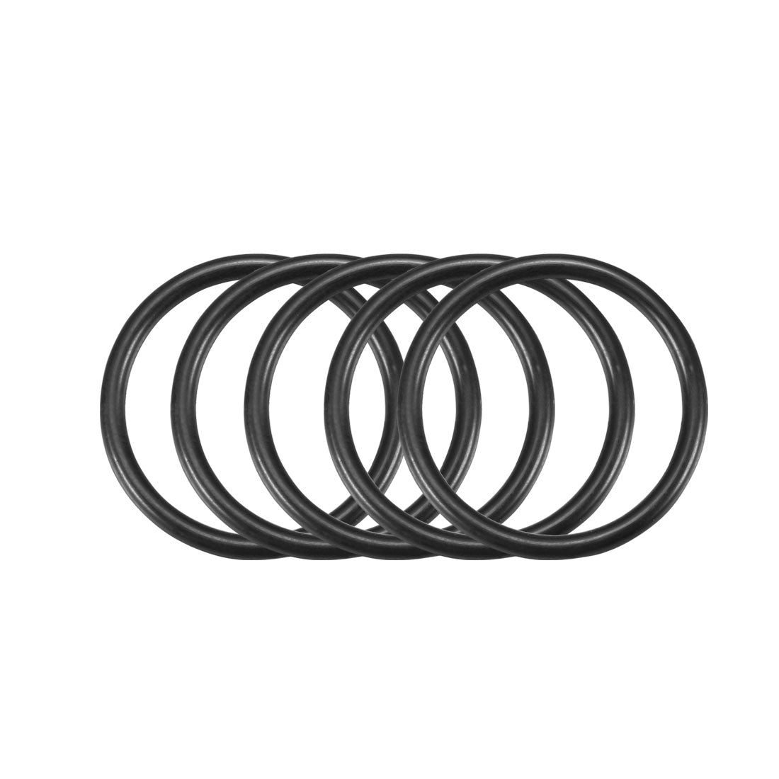 Harfington Nitrile Rubber O-Rings, Metric Nitrile Rubber Sealing Gasket, Pack of 50