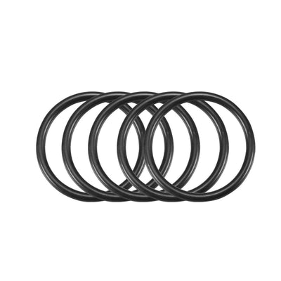 Harfington Nitrile Rubber O-Rings, Metric Nitrile Rubber Sealing Gasket, Pack of 50