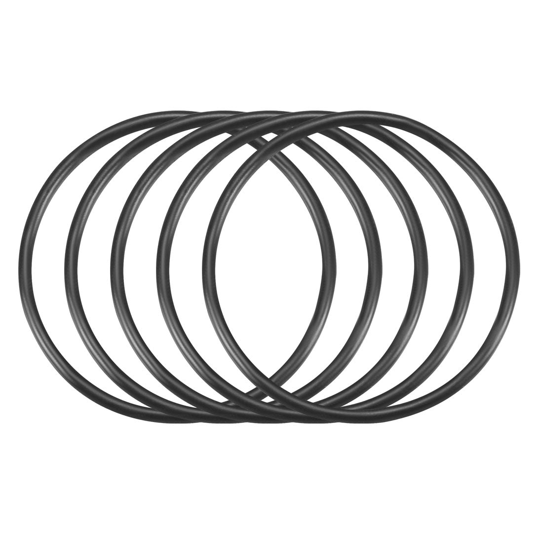 Harfington Nitrile Rubber O-Rings, Metric Nitrile Rubber Sealing Gasket, Pack of 50