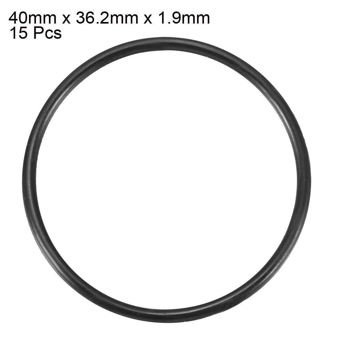 Harfington Nitrile Rubber O-Rings, Metric Nitrile Rubber Sealing Gasket, Pack of 15
