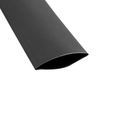 Harfington 16mm Dia 2:1 Heat Shrink Tubing Tube Sleeving Wire Cable Black 3 Meter Length