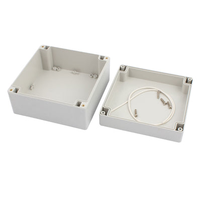Harfington 160mm x 160mm x 90mm Dustproof IP65 Plastic Enclosure DIY Junction Box Case White