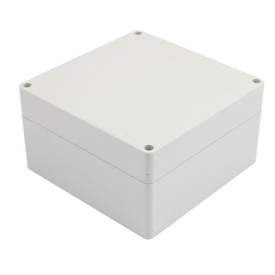 Harfington 160mm x 160mm x 90mm Dustproof IP65 Plastic Enclosure DIY Junction Box Case White
