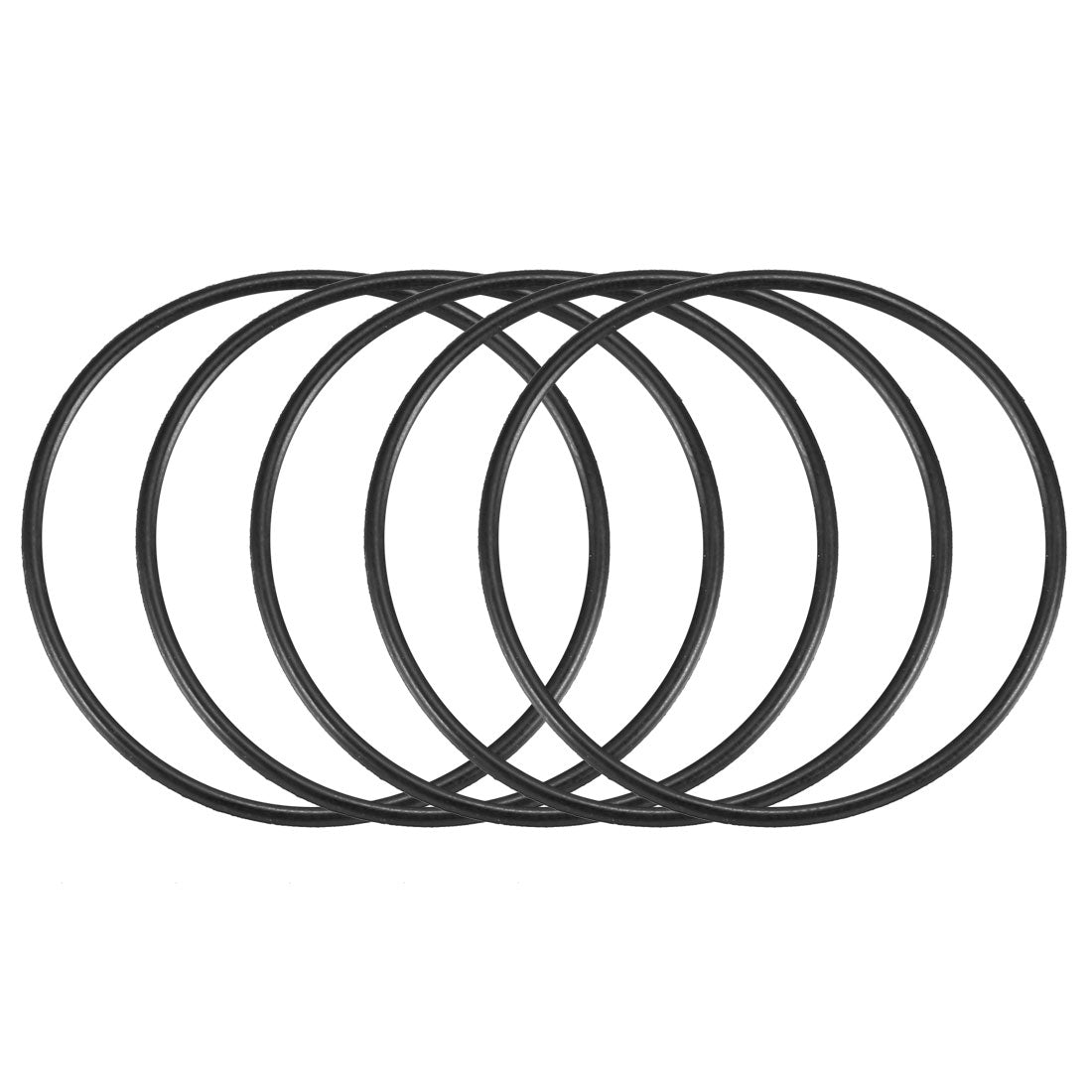 Harfington Nitrile Rubber O-Rings, Metric Nitrile Rubber Sealing Gasket, Pack of 50