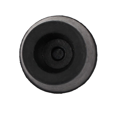 Harfington 15mm Inner Dia Rubber Table Chair Leg Foot Covers Floor Protector Black 20pcs