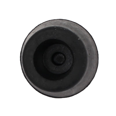 Harfington 15mm Inner Dia Rubber Table Chair Leg Foot Covers Floor Protector Black 50pcs