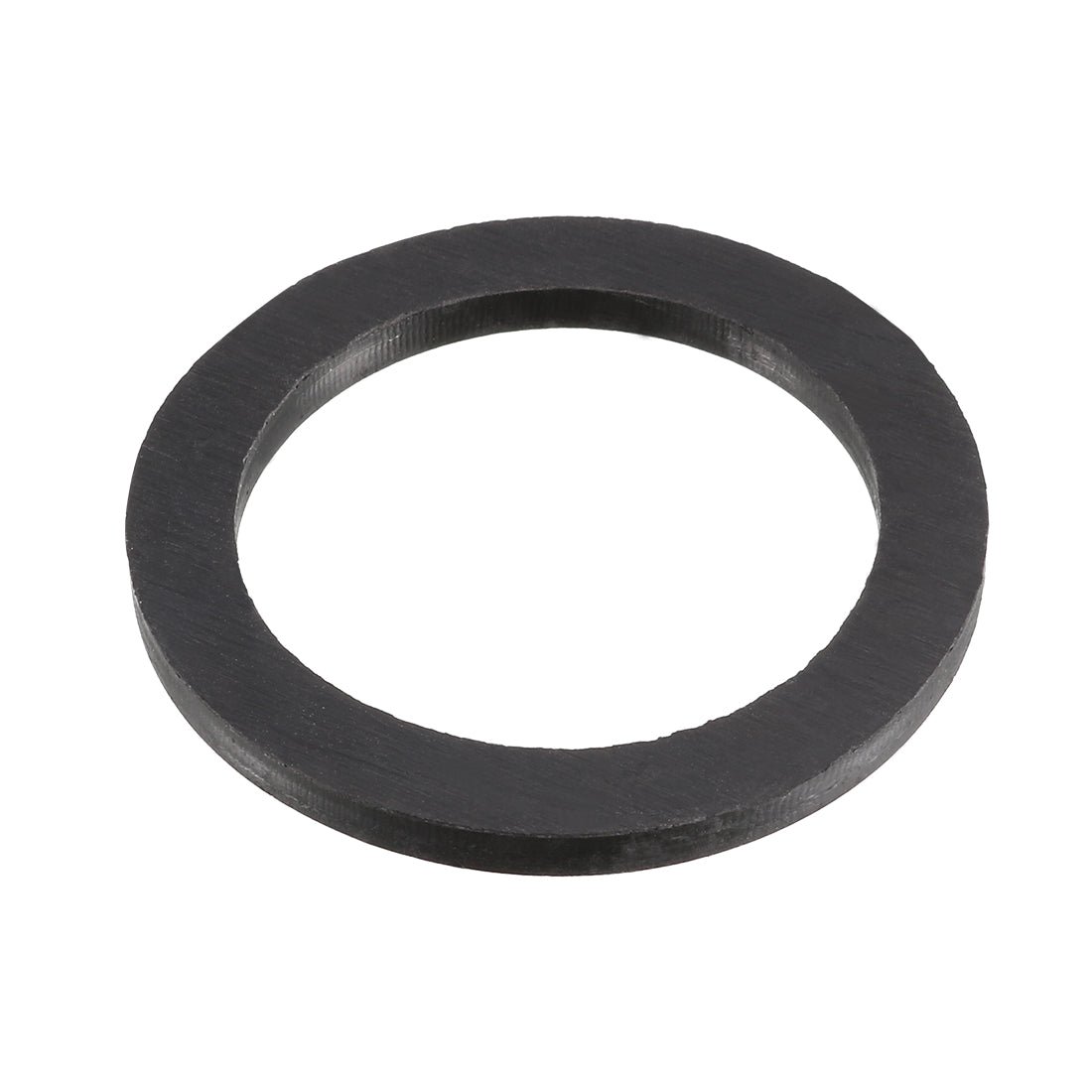Harfington Rubber Round Flat Washer Assortment Size Flat Washers, Black Pack of 10