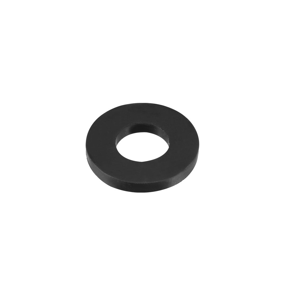 Harfington Rubber Round Flat Washer Assortment Size Flat Washers, Black Pack of 10