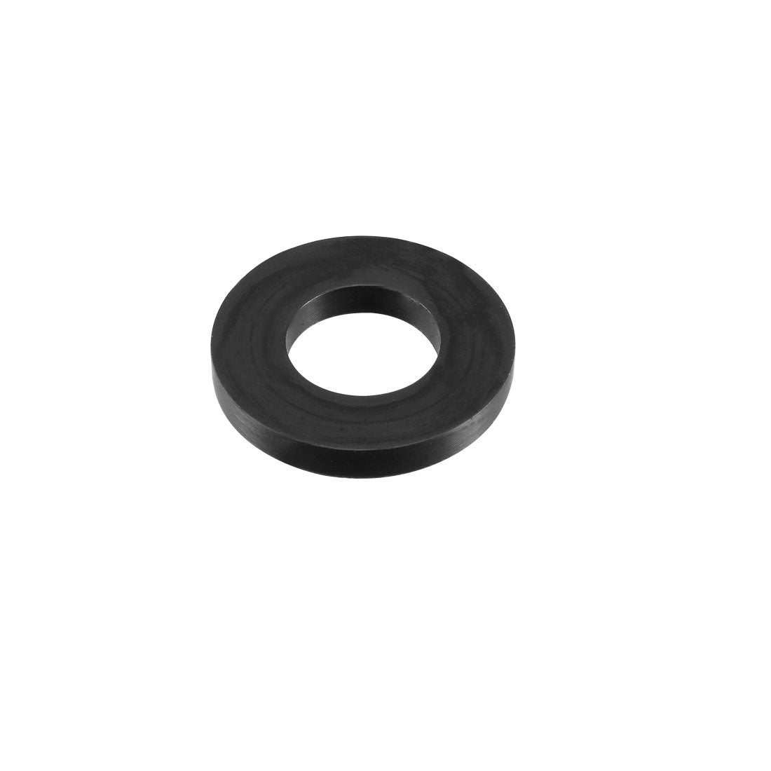 Harfington Rubber Round Flat Washer Assortment Size Flat Washers, Black Pack of 10