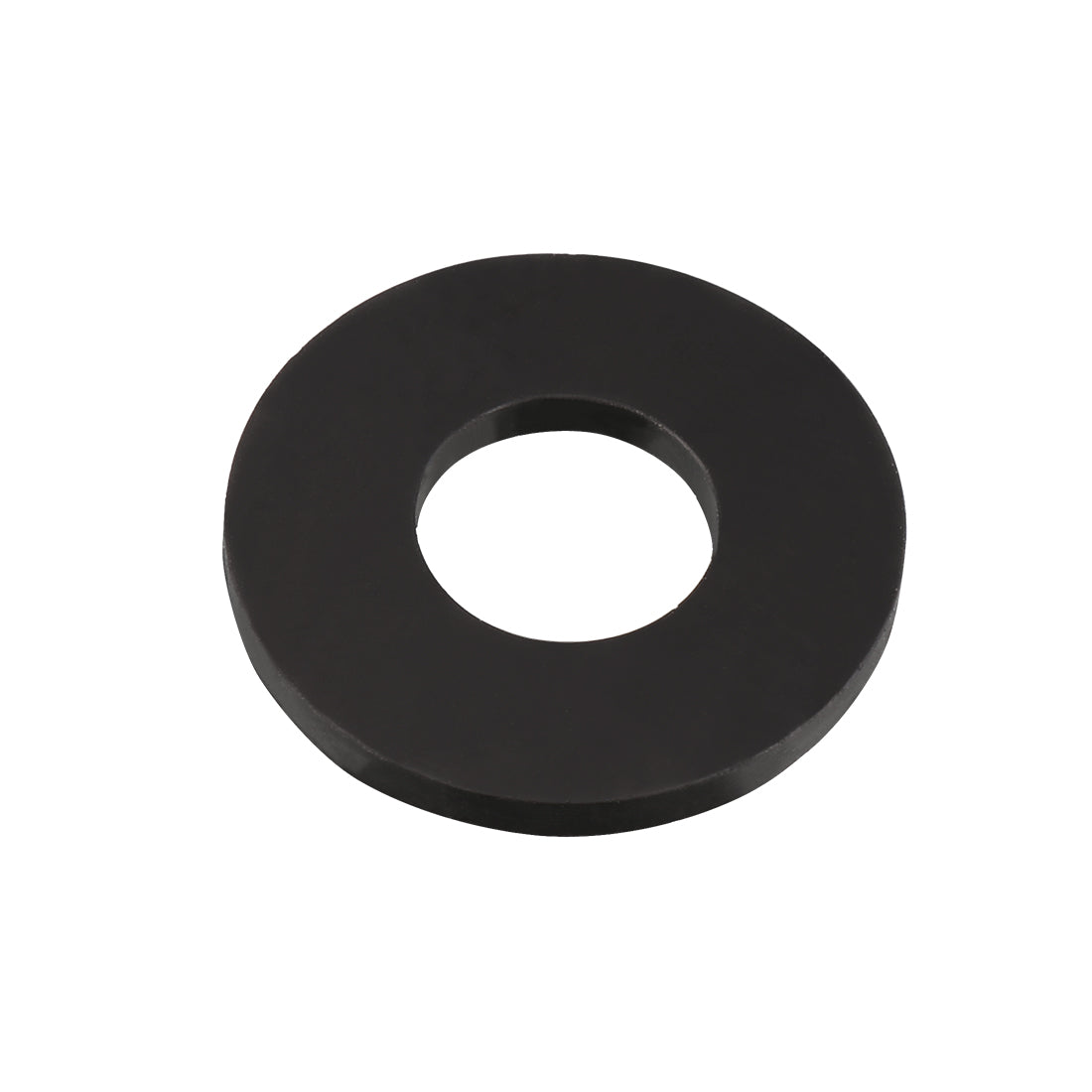 Harfington Rubber Round Flat Washer Assortment Size Flat Washers, Black Pack of 10