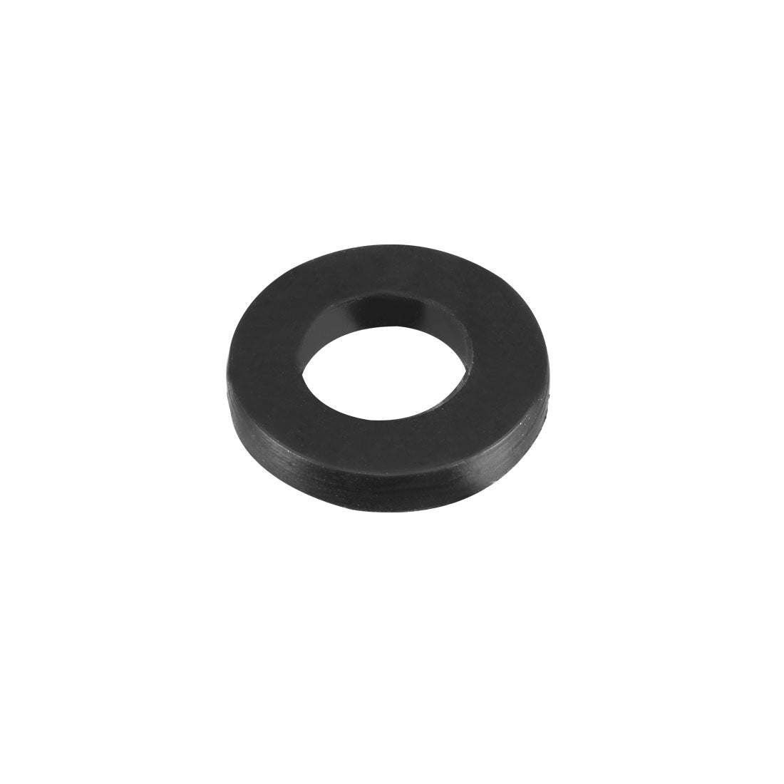 Harfington Rubber Round Flat Washer Assortment Size Flat Washers, Black Pack of 10