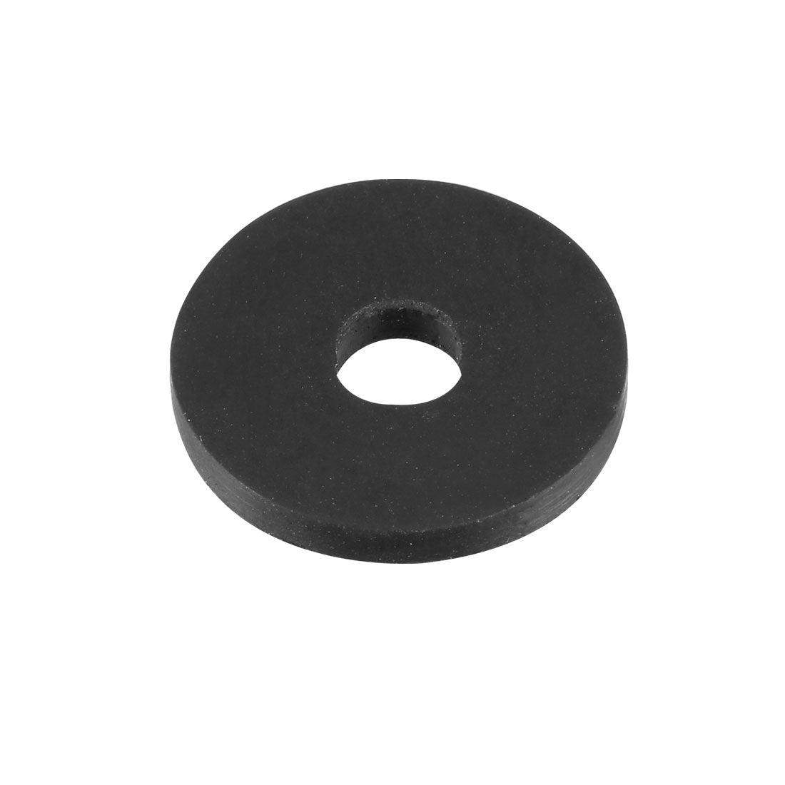 Harfington Rubber Round Flat Washer Assortment Size Flat Washers, Black Pack of 10