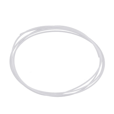 Harfington 0.6mm x 1mm PTFE High Lubricating Ability Tubing 1 Meters 3.3Ft for Electronics