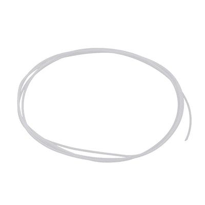 Harfington 0.6mm x 1mm PTFE High Lubricating Ability Tubing 2 Meter 6.6Ft for Electronics