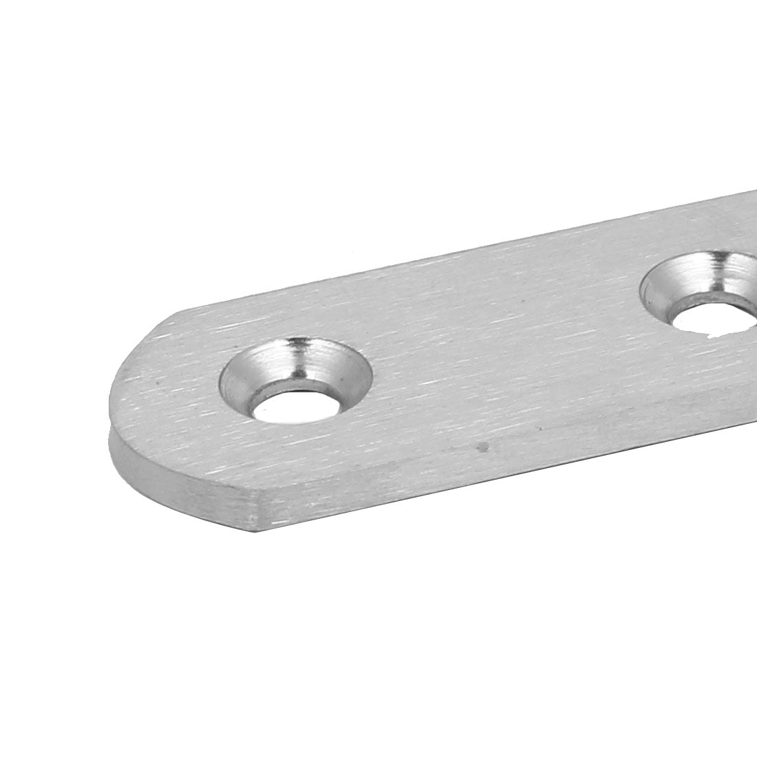 Harfington 156mmx20mmx3mm Stainless Steel Straight Joining Mending Flat Repair Plates 5pcs