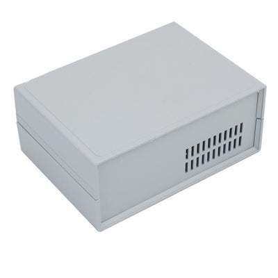 Harfington 165mmx120mmx68mm Removable Rectangle Shape Plastic Junction Box Case Gray
