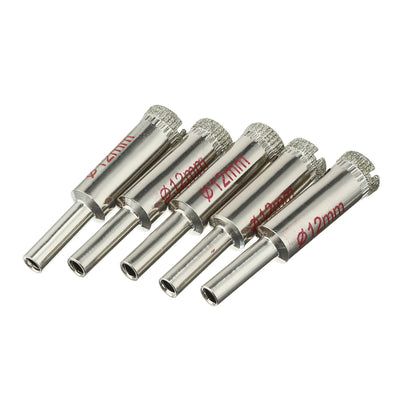 Harfington Diamond Coated Glass Hole Saw Drills Bits for Ceramic Tile
